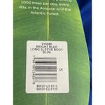 Farm Rio  Bright Blue Long Sleeve Bodysuit size S NWT Photo 3