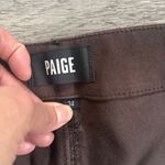 Paige  Chocolate Brown Cropped Jeans Annessa Wide Leg High rise 34 Photo 5