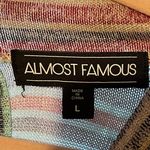 Almost Famous Semi Transparent Striped Shirt Photo 2
