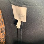 Joie ‎ black wool blend waterfalls sweater cardigan size large minimalist Photo 6