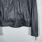 Harley Davidson Women M Black Vented Perforated Leather Jacket 98115 Photo 1