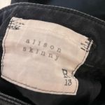 R13  Alison Skinny women’s distressed skinny black jeans size 30 Photo 4