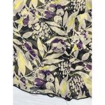 Anna Sui Silk Floral Mini Dress Tie Bow Neck Long Sleeve Sheer Women’s Size 8 Photo 7