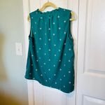 Merona  Green Sleeveless Top Blouse Womens Size‎ XL Tie Neck Office Work Summer Photo 11