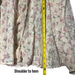 Cleobella  Helena Babydoll Blouse in Ivory and Pink Floral Women’s Size S Photo 11