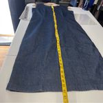 Vintage 111 State Stretch Blue Denim Sleeveless Midi Sheath Dress Size 6 Photo 12