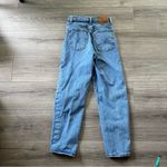 Levi's Womens Ribcage Straight Jeans Light Wash Distressing Size 27 100% Cotton Photo 7