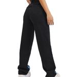 SheIn Lightning Graphic Print Straight Jeans EZwear High Waist Size M Loose Photo 2