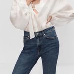 Mango MNG Slim Copped Dark Blue Jeans NWT Plus 16 Photo 3