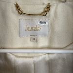 Laundry by Shelli Segal Ivory Wool Fit & Flare Double-Breasted Coat XS Photo 7