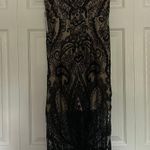 Lulus  Love Myself Black Lace Bustier Midi Dress Photo 4