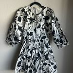 HYFVE  Black and White Floral Mini Dress Photo 1
