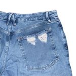 Good American  Good Icon Bermuda Denim Shorts 90s Distressed Medium Wash 12 / 31 Photo 3