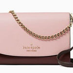 Kate Spade NWT  Carson colorblock convertible crossbody , Rose smoke‎ Photo 0
