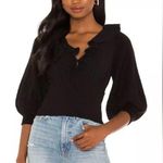 Free People  Billie Cascade Ruffle Smocked Sweater NWT Photo 2