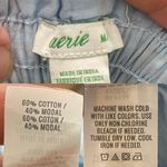 Aerie  Womens Skirt Blue Orange Plaid Tiered Pull On Cotton Mini Size Medium Photo 6