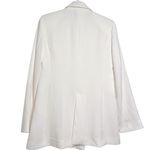 ZARA White Double Breasted Blazer Photo 2