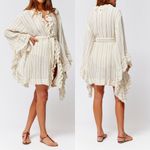 Lisa Marie Fernandez The Anita Mini Robe Tan Size M Photo 1