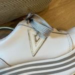 American Vintage Vintage Y2K Volatile Women’s White Platform Lace Up Leather Sneaker Size 7.5 Photo 2