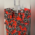 Wallis Floral orange dress with‎ black and white flowers size 6 Photo 2