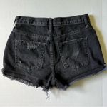 Free People We the Free Lasso High Waist Cutoff Denim Shorts black size 26 Photo 7