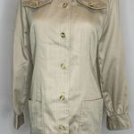 Vintage 70s Khaki Cargo Jacket Blazer Sz 1 XS Tan Photo 0