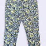 Talbots Womens 14 Slim Ankle Dress Trousers Abstract Floral Paisley Pants Artsy Photo 0