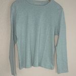 Pendleton  Long Sleeve Tee T-Shirt Blue Seafoam Cotton Scoop Neck Photo 0