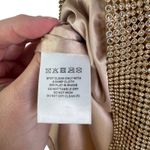 Meshki NWT Womens Meilani Low Back Diamante Mesh Mini Dress Rhinestone Metal Med Photo 15