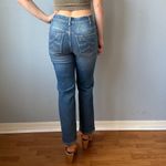 Free People Straight Leg High Rise Jeans Size 28 Photo 4