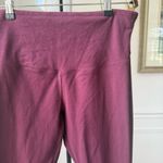 Yummie Shapewear Susie Flare Leggings 360° Sculpt Cotton Burgundy $50 L Red Size L Photo 2