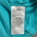 Belle by Kim Gravel Top Large Turquoise Gold Beaded Tunic Popover Slub Knit QVC Blue Photo 6