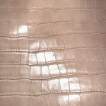 Carlos Falchi • Crocodile Embossed Tote Bag Faux Leather Large Roomy Gray Photo 4