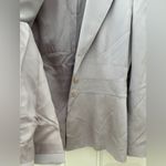 Moda International Lilac Blazer Tailored Suit Jacket Silk Lined Women's Size 8 Purple Photo 6