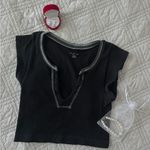 Urban Outfitters  Black Ribbed Top Photo 6