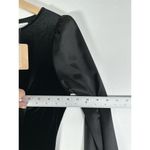 Vestique  Whimsigoth Black Velvet Long Satin Flare Sleeve Mini Dress M NWT Photo 2
