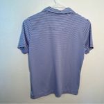 ep pro Golf Polo Shirt Blue White Stripes Photo 8