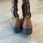 Sundance  At A Glance Tan Suede Leather Lace Up Knee High Boot Size 36/5.5-6 Photo 5