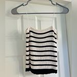 Easy Clothes Chic Striped Black and White Camisole Size S/M NWOT Photo 1