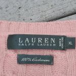 Ralph Lauren Lauren  Cashmere V-Neck Knit Sweater Photo 4