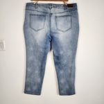 Lands' End Mid Rise Slim Jean Light Blue Ankle Jeans Size 22W Photo 2