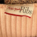 NY Ribs Ribbed Long Sleeve Top Pink XS Small Y2K Photo 2