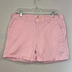 Levi's Levi’s mid rise classic stretch cotton chino shorts rolled hem pink 31 Photo 2