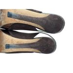 Jimmy Choo  Platform Slingback Peep-toe High Heels in Brown Suede Size 39.5 Photo 5