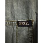 Diesel Authentic  Denim Shirt Dress Long Sleeve Size‎ 0/1 XXS Women's Blue Photo 4