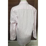 Las Olas Vintage 90s  Butterfly Embroidered Pink Striped Shirt Womens L button up Photo 4