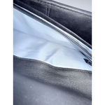 Coach VTG  Wallet Black White Chelsea Signature Stripe Leather Tri-Fold Wallet Y Photo 4