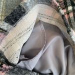 Line and Dot Anthropologie  Frontier Wool Blend Pink Plaid A Line Dress XXS Petite Photo 8