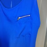 Ambiance Apparel Royal Blue Sleeveless Tank Top Large Photo 2