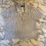 J.Crew NWT Sheer popover top in crepe de chine Sz 10 Sold Out - tear in front Photo 5